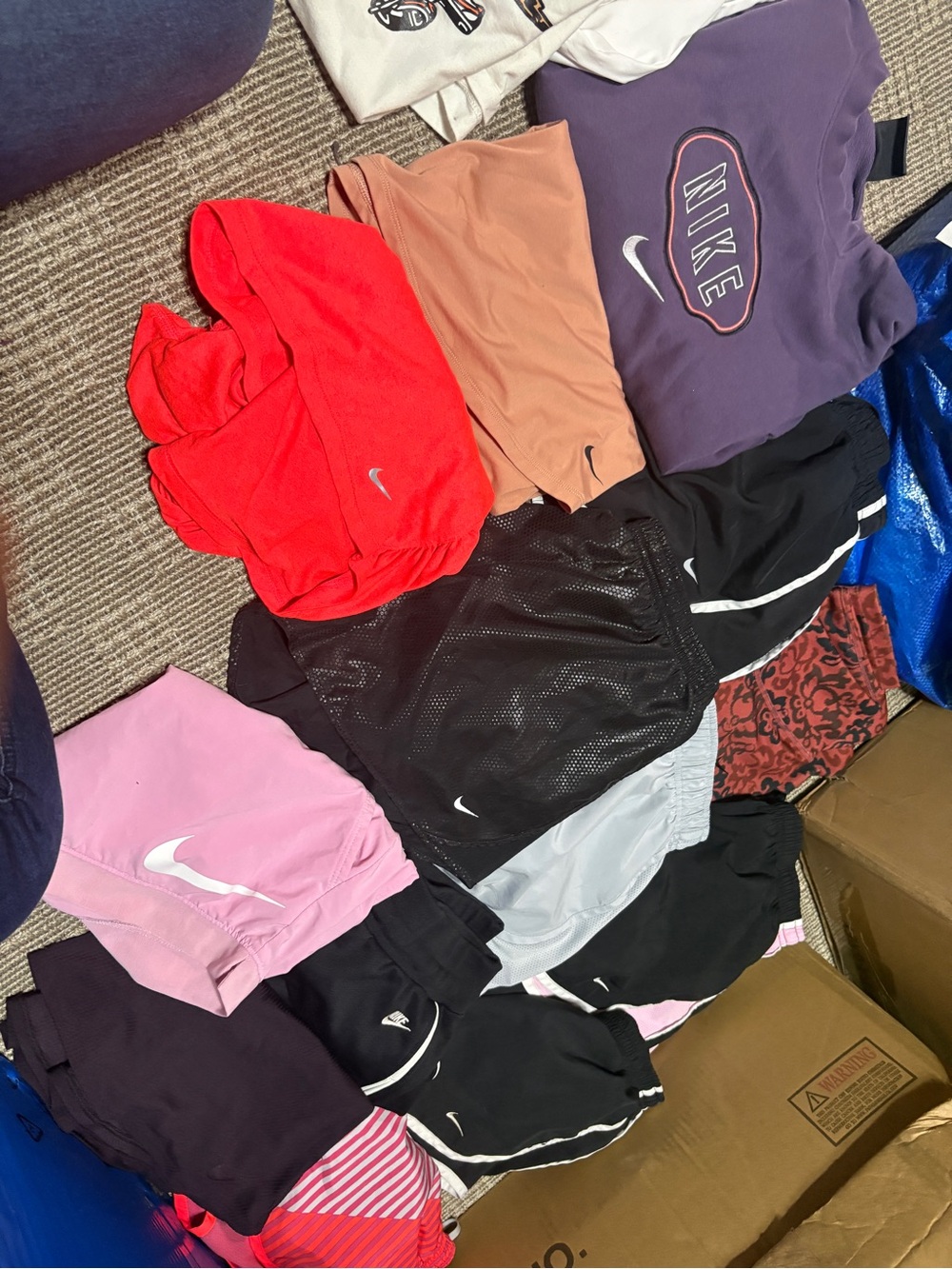 Nike Mixed Activewear Set - Purple, Red, Pink, Black, Tan, Gray